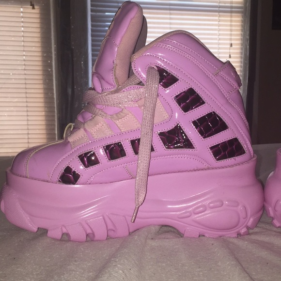 rock walk Shoes - Pink moonboot sneaker platforms no box nwot